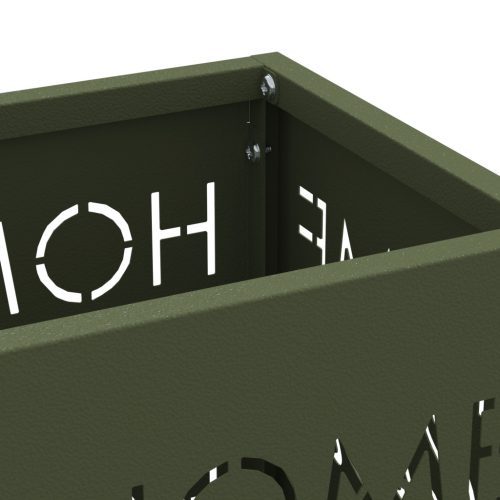  Esernyőtartó Olívazöld Fém Standard Minta Esernyőtartó