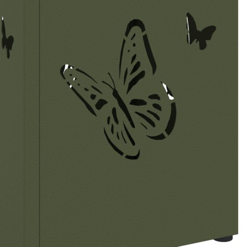  Esernyőtartó Olívazöld Fém Standard Minta Esernyőtartó