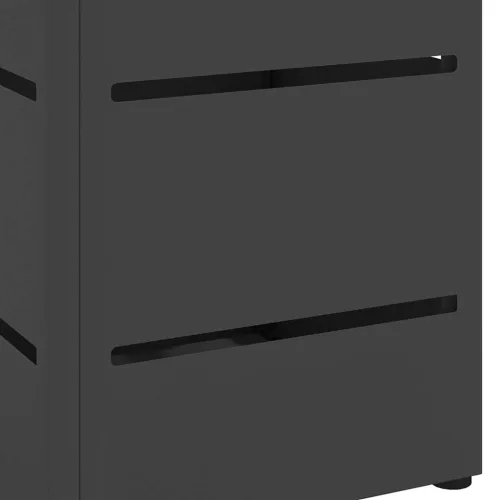  Napernyő Állvány tárolóval Fekete 15,5 x 15,5 x 49 cm Fém