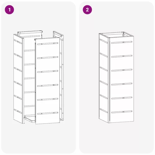  Napernyő Állvány tárolóval Fekete 15,5 x 15,5 x 49 cm Fém