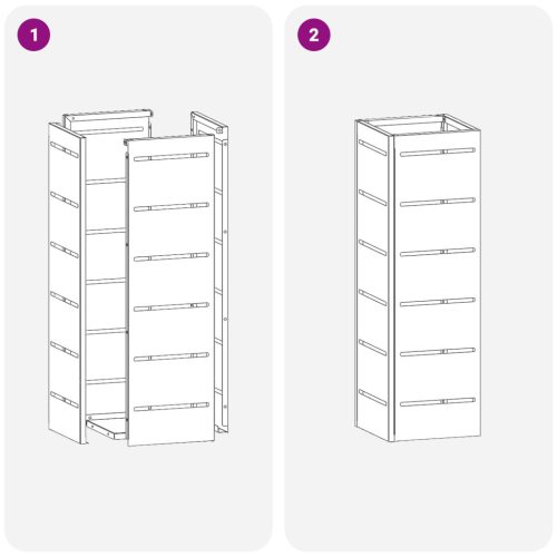  Esernyőtartó Olívazöld Fém Közepes Esernyőtartó Téglalap alakú