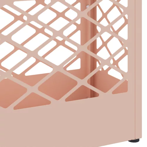  Rózsaszín Esernyőtartó 28x12x41 cm Acél