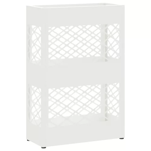  Napernyő Állvány Rács tárolóval Fehér 28 x 12 x 41 cm Acél