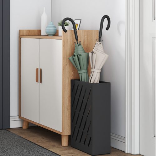  Fekete Ernyőtartó - 28x12x41 cm Acél