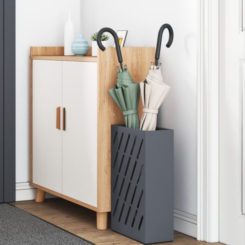  Esernyőtartó - Antracit - 28x12x41 cm - Acélból készült