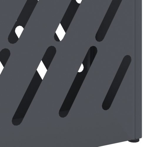  Esernyőtartó - Antracit - 28x12x41 cm - Acélból készült