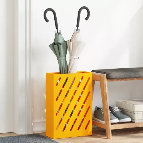  Mustár Sárga Ernyőtartó 28x12x41 cm Acél