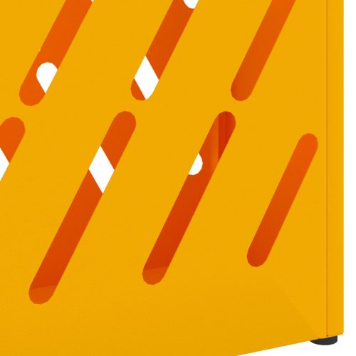  Mustár Sárga Ernyőtartó 28x12x41 cm Acél