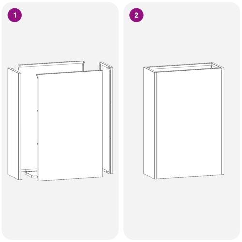  ernyőtartó - antracit, 28x12x41 cm, acél