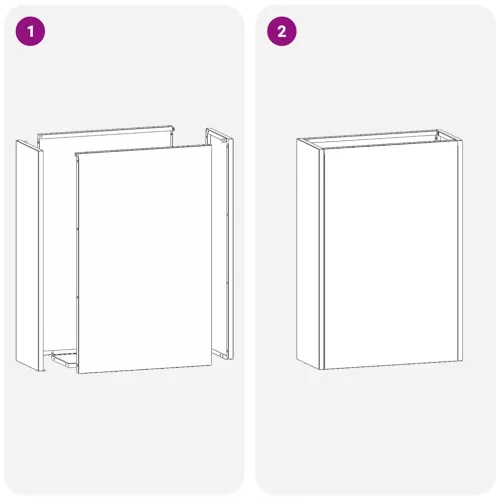  Napernyő Állvány Fehér 28 x 12 x 41 cm Acél