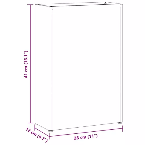  Napernyő Állvány Fehér 28 x 12 x 41 cm Acél