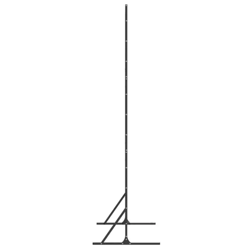  Magánszféra Képernyő Fekete 100 x 50 x 180 cm Acél