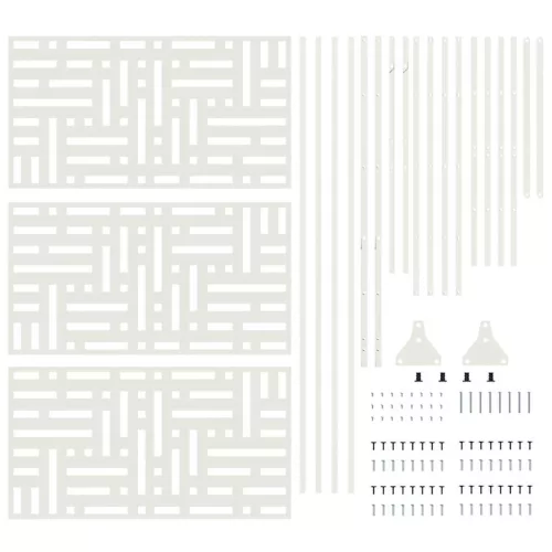  Magánszféra Képernyő Fehér 100 x 50 x 180 cm Acél