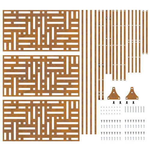  Magánélet Védő 180 cm Esőálló Acél