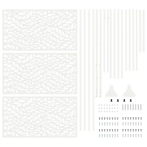  Magánszféra Képernyő Fehér 100 x 50 x 180 cm Acél