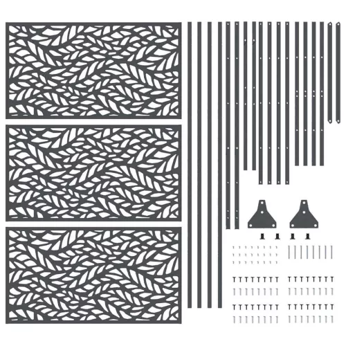  Magánszféra Képernyő Antracit 100 x 50 x 180 cm Acél