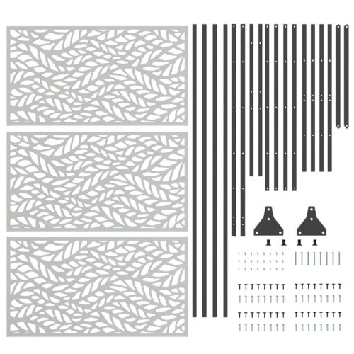  Magánszféra Képernyő Szürke 100 x 50 x 180 cm Acél