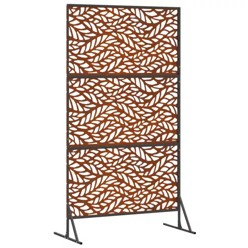  Magánszféra Képernyő Szürke 100 x 50 x 180 cm Időjárásálló acél