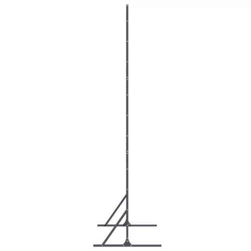  Magánéletvédő Képernyő Antracit Színben, 100 cm x 50 cm x 180 cm, Acél