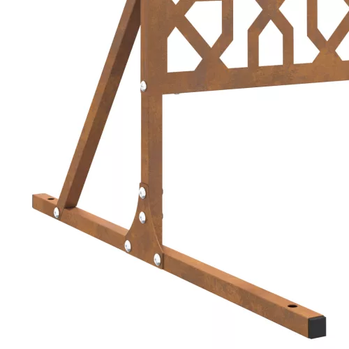  Magánélet Védő Képernyő 100x50x180 cm Időjárásálló Acél