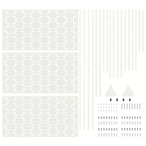  Magánszféra Képernyő Fehér 100 x 50 x 180 cm Acél