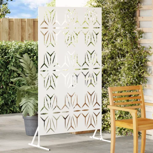  Magánélet Védő Képernyő Fehér 100x50x180 cm Acél