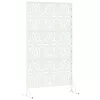  Magánélet Védő Képernyő Fehér 100x50x180 cm Acél