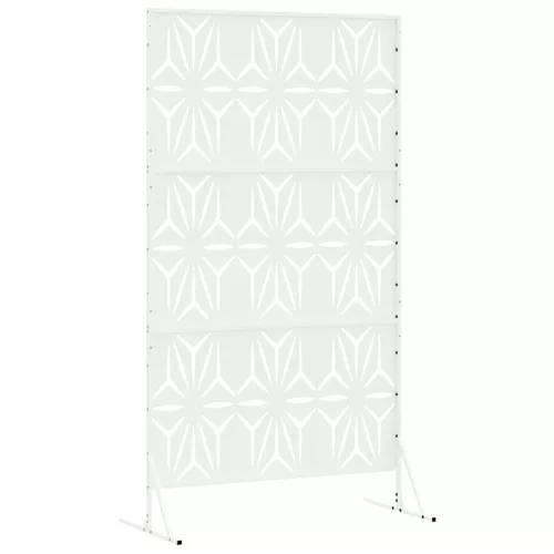  Magánélet Védő Képernyő Fehér 100x50x180 cm Acél