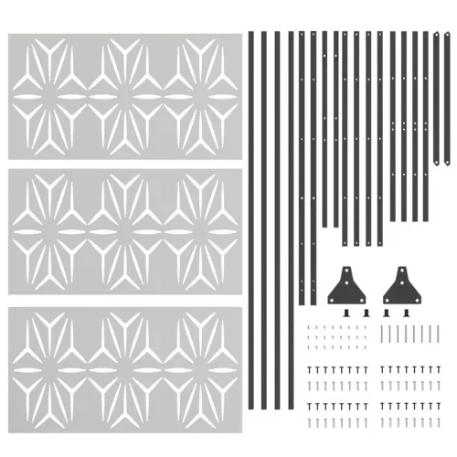  Magánszféra Képernyő Szürke 100 x 50 x 180 cm Acél