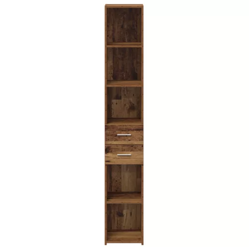  Magas szekrény Régi fa 30x42,5x185 cm Mérnöki fa