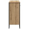  Sideboard Artisan Oak 97x32,5x74,5 cm Szerelt Fa