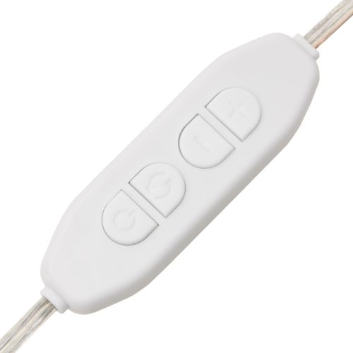  Sminkasztal Tükörrel és LED Világítással Régi Fa Kivitelben