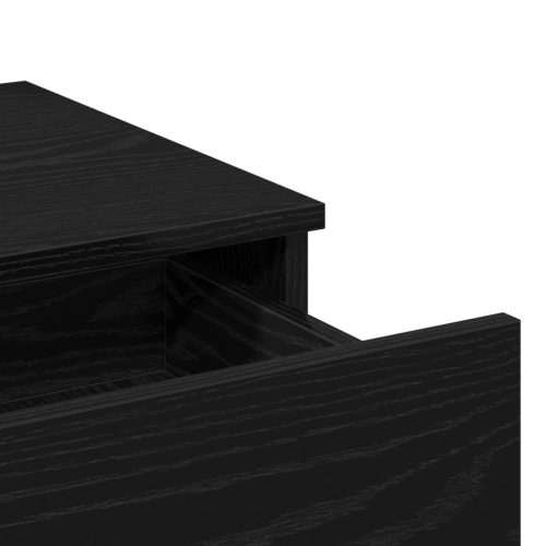  pipereasztal LED világítással Fekete tölgy 100x40x120 cm