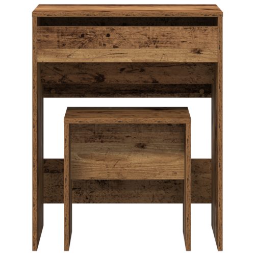  Sminkasztal Tükörrel Régi Fa Műanyag