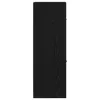  Patikás Szekrény Fekete Tölgy 40x41x118 cm Műanyag Fa