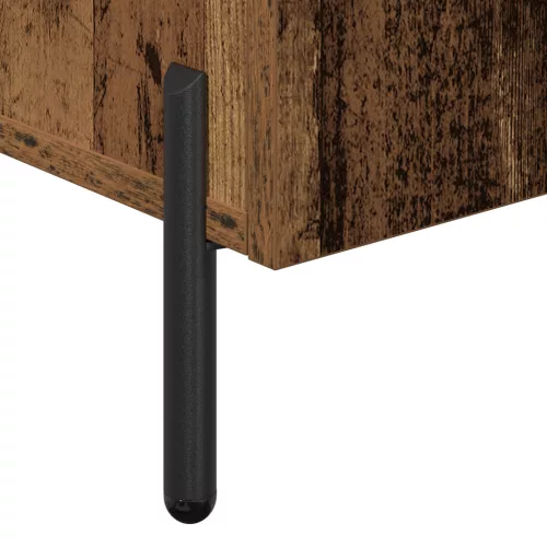  Régi Fa Oldalszekrény 90x34x80 cm Műanyag