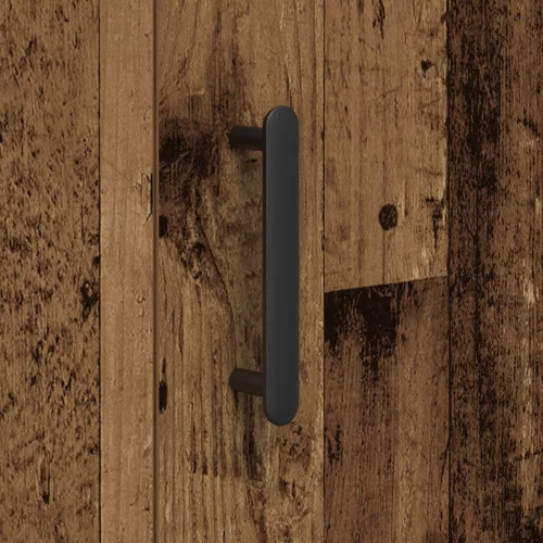  Régi Fa Oldalszekrény 90x34x80 cm Műanyag