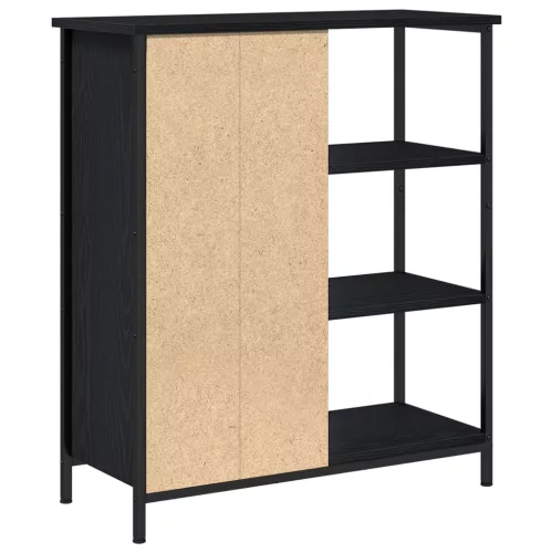  Fekete tölgy oldalfiók 70x30x80 cm Ragasztott fa
