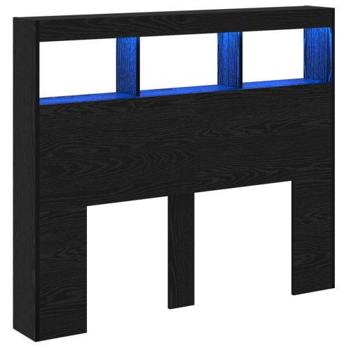  Fekete Tölgy Fejtámla Fekete tölgy Szerelt fa 120 x 17 x 102 cm