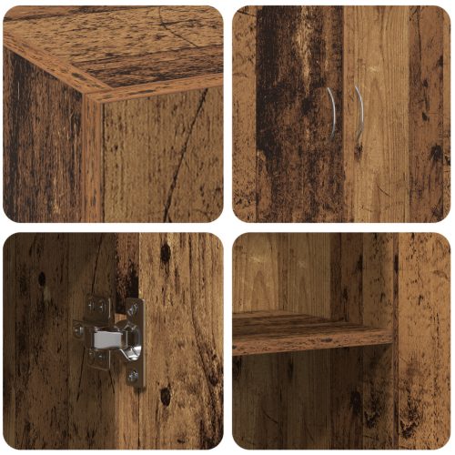  Irodai Szekrény Régi Fa 60 x 32 x 77.5 cm - Mérnöki Fa