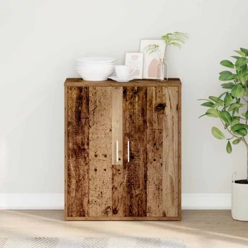  antik fa szerelt fa tálalószekrény 60 x 31 x 70 cm