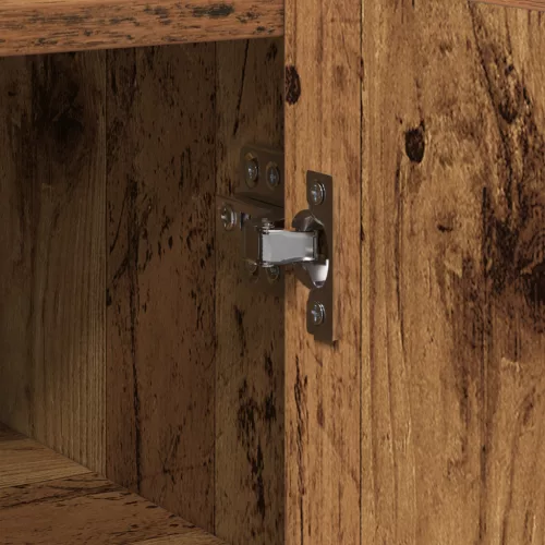  Oldalbufé Régi Fa 45x35x75 cm Műanyagfa