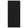  Oldalszekrény Fekete tölgy 45x35x75 cm Műanyagfa