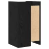  Oldalszekrény Fekete tölgy 45x35x75 cm Műanyagfa