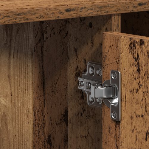  Fürdőszobai Mosdószekrény Régi Fa 91x35x60 cm Felületkezelt Fa