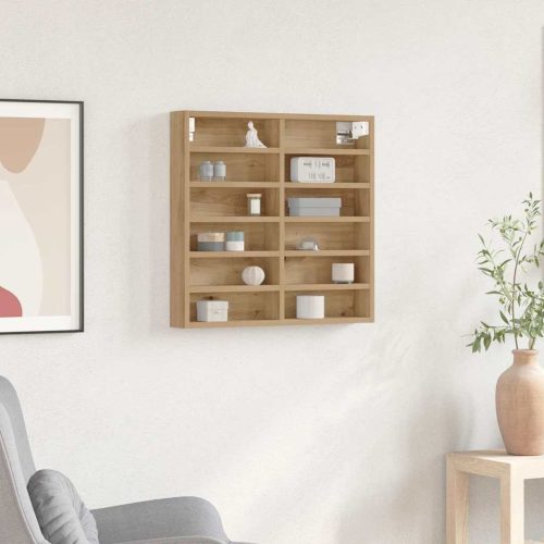  Kiállító szekrény Artisan tölgy 60 x 8,5 x 58 cm Faanyag