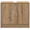  mosdószekrény Kézműves tölgy 63x29x55 cm Műgyanta