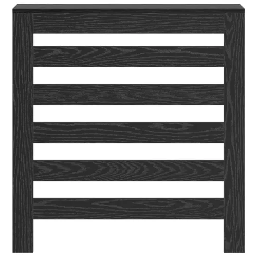  Radiátor takaró Fekete tölgy 78x20x82 cm Mérnökileg megtervezett fa