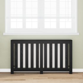  Radiátorfedél Fekete tölgy 149x20x82 cm Mérnöki fa