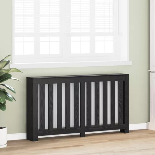  Radiátorfedél Fekete tölgy 149x20x82 cm Mérnöki fa